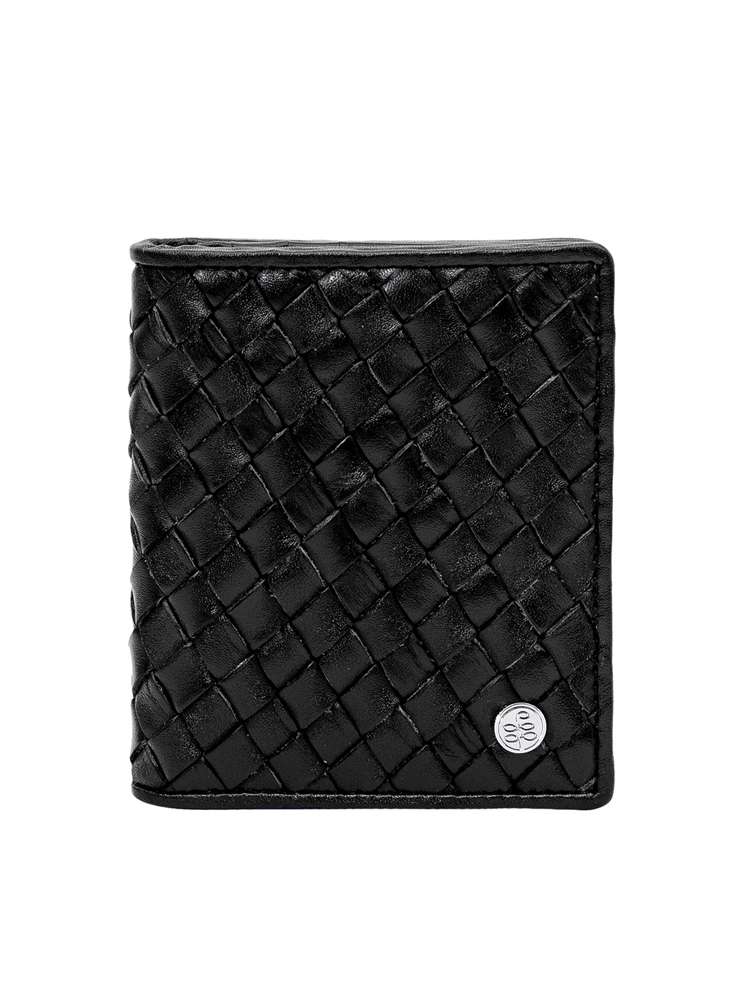 

Eske Men Black Textured Card Leather Holder