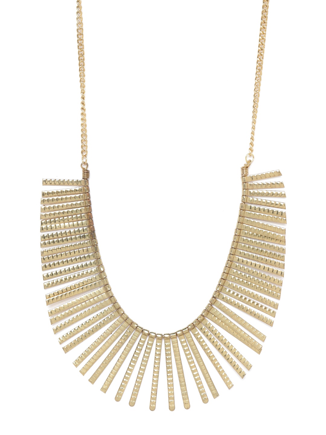 

RICHEERA Gold-Plated Textured Necklace
