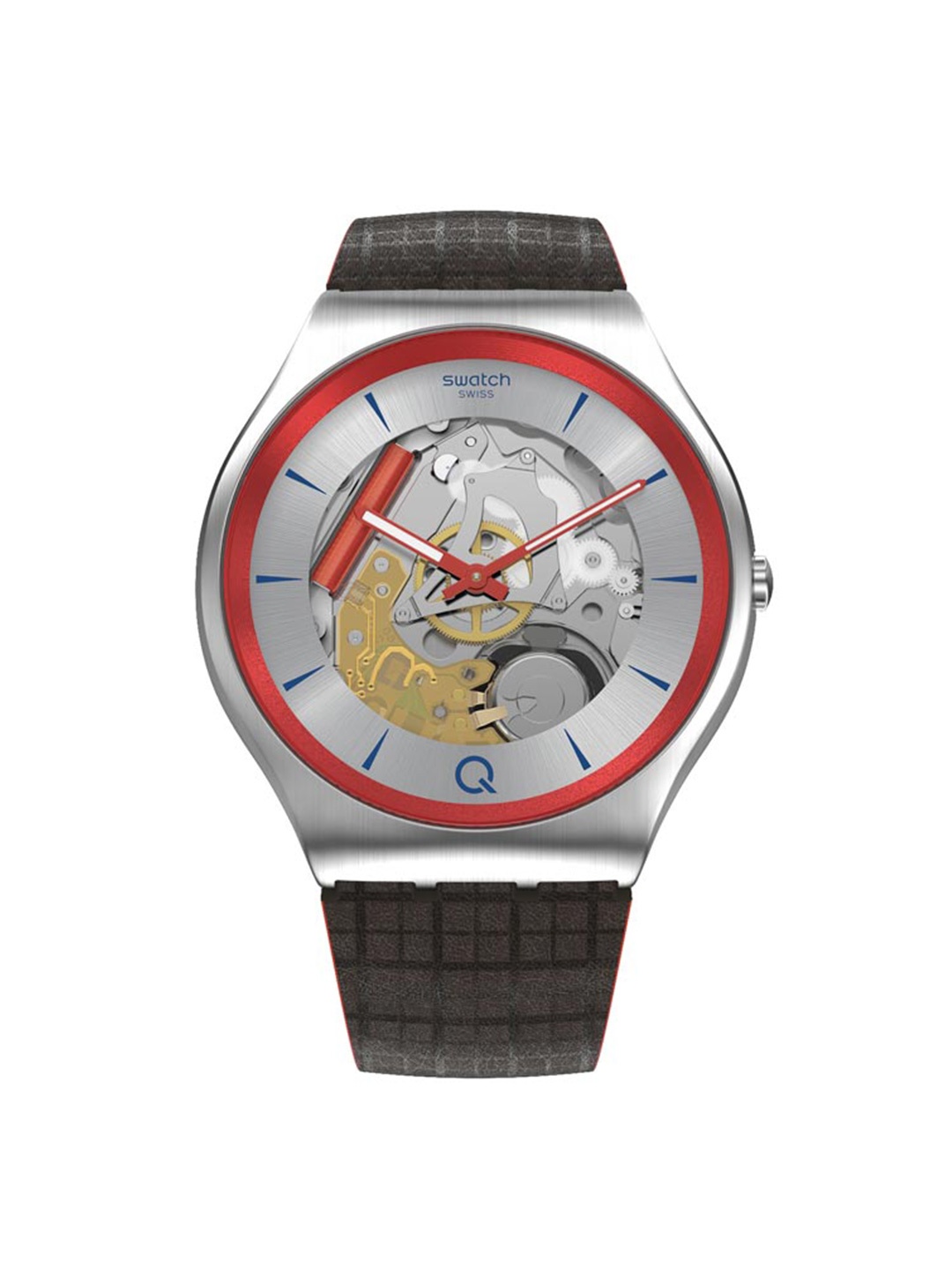 

Swatch Unisex Silver-Toned Water Resistant Analogue Watch SS07Z100