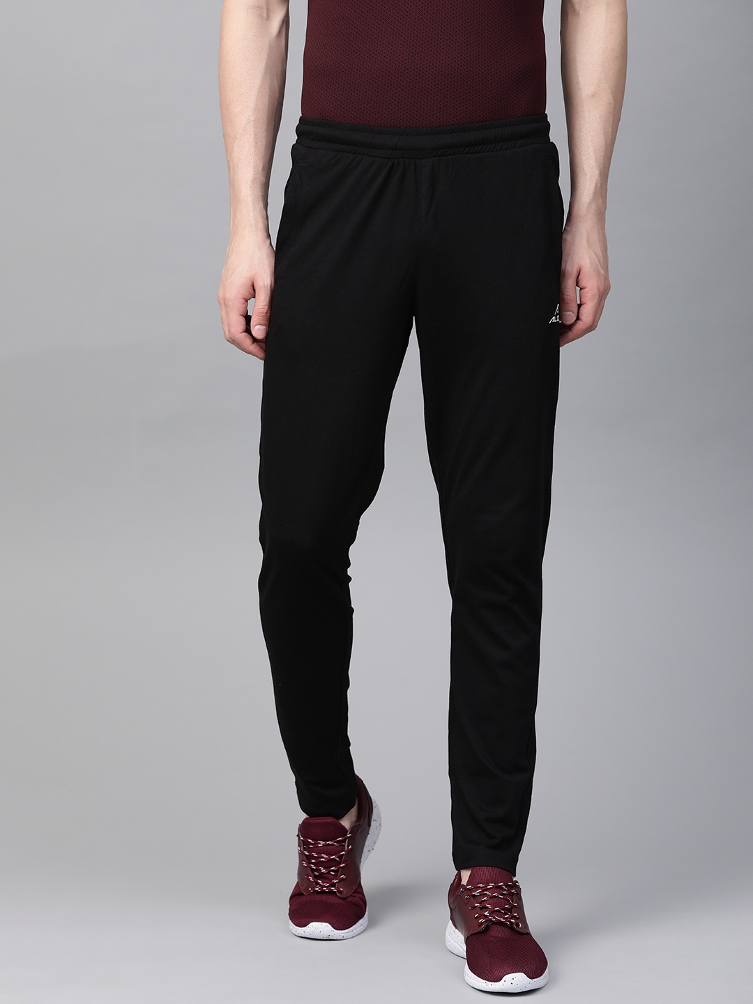 

Alcis Men Black Solid Track Pants