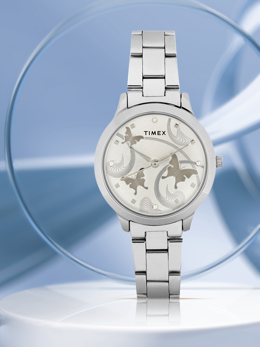 

Timex Women Silver-Toned Analogue Watch - TW000T606