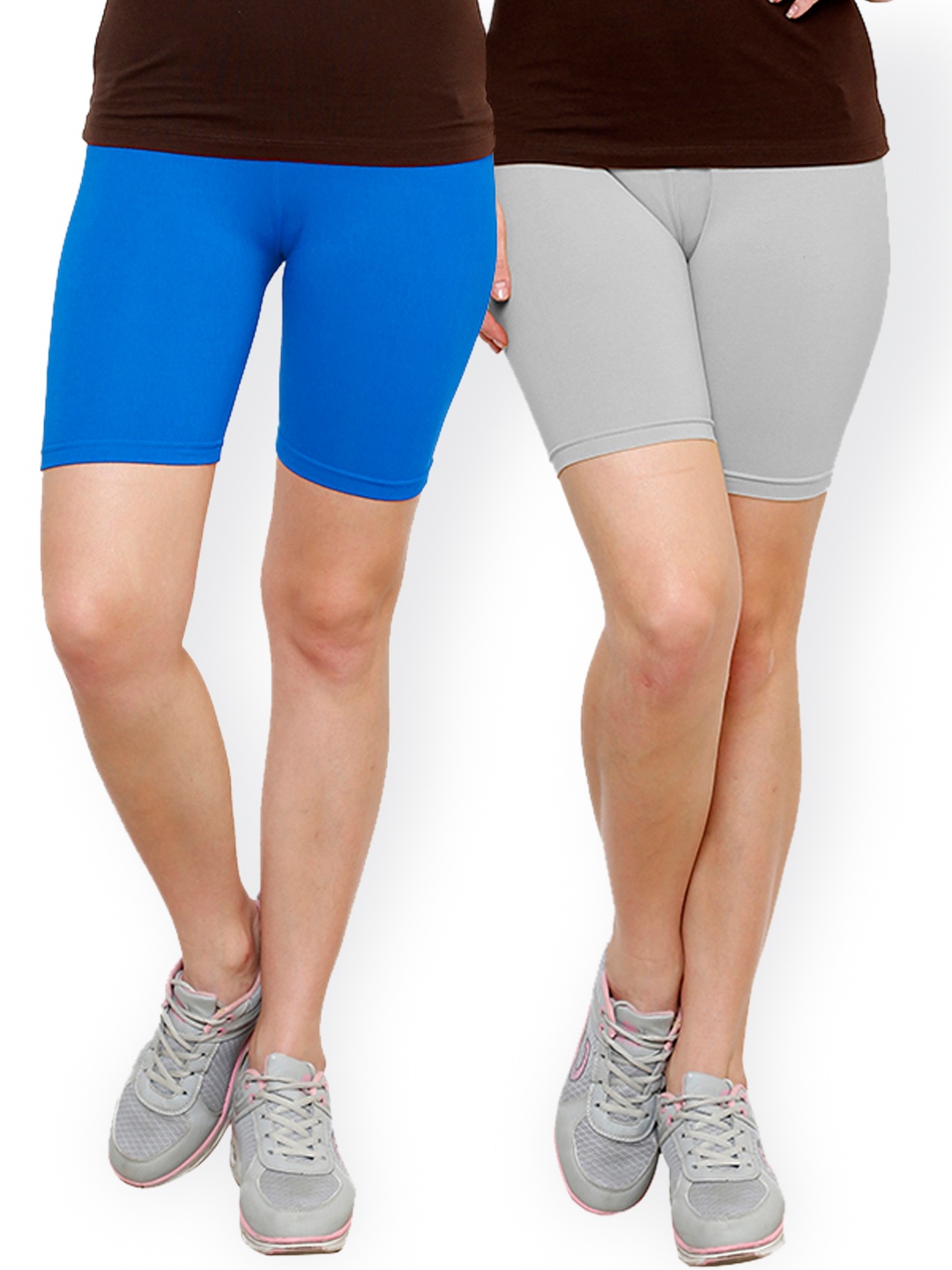

Softrose Women Pack of 2 Tights, Blue