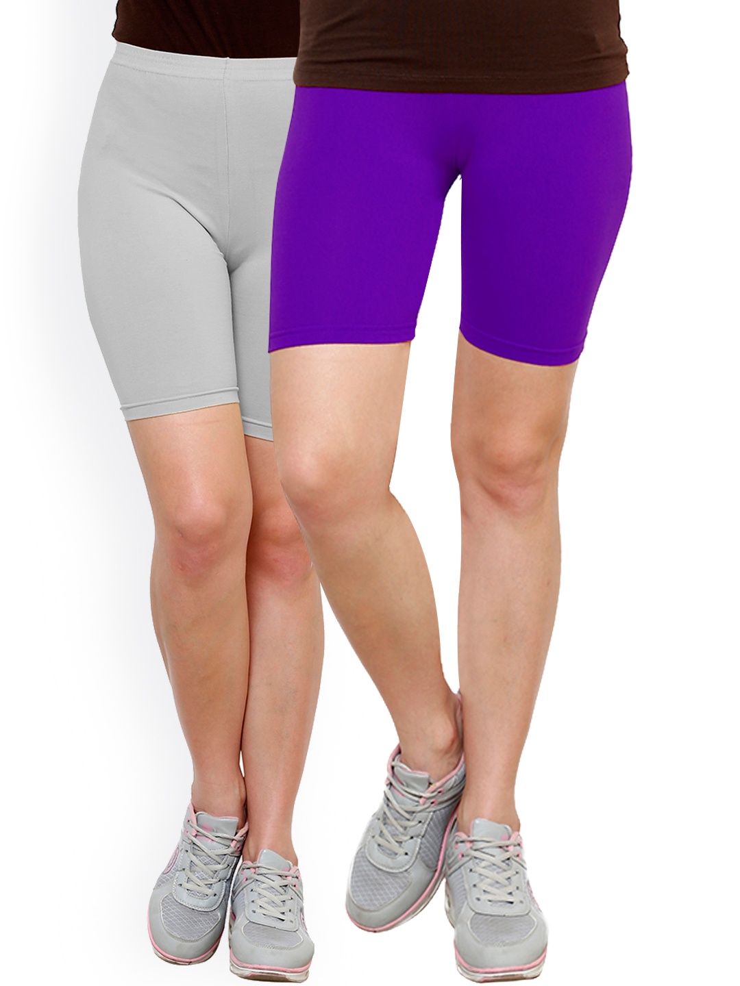 

Softrose Women Pack of 2 Tights, Grey
