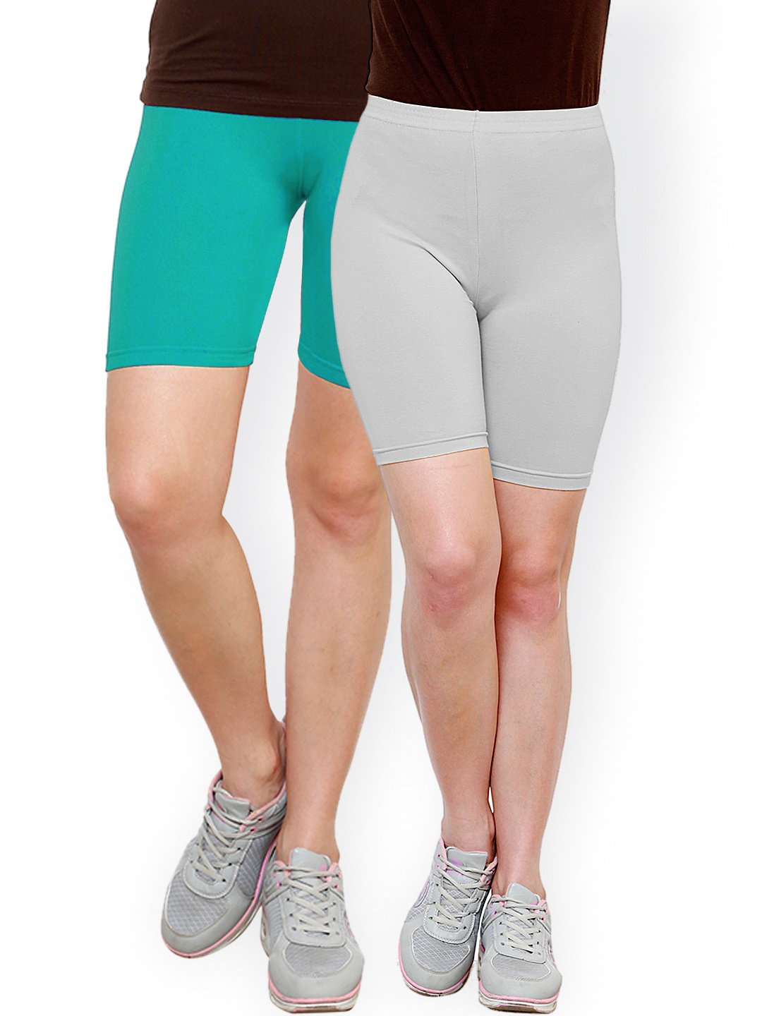 

Softrose Women Pack of 2 Tights, Grey