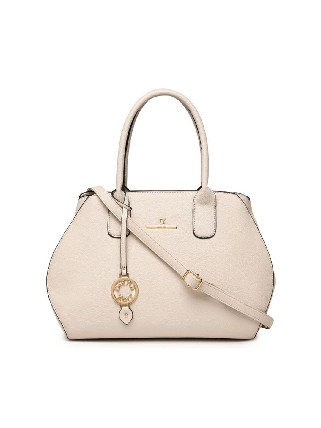 

Diana Korr Beige Solid Handheld Bag