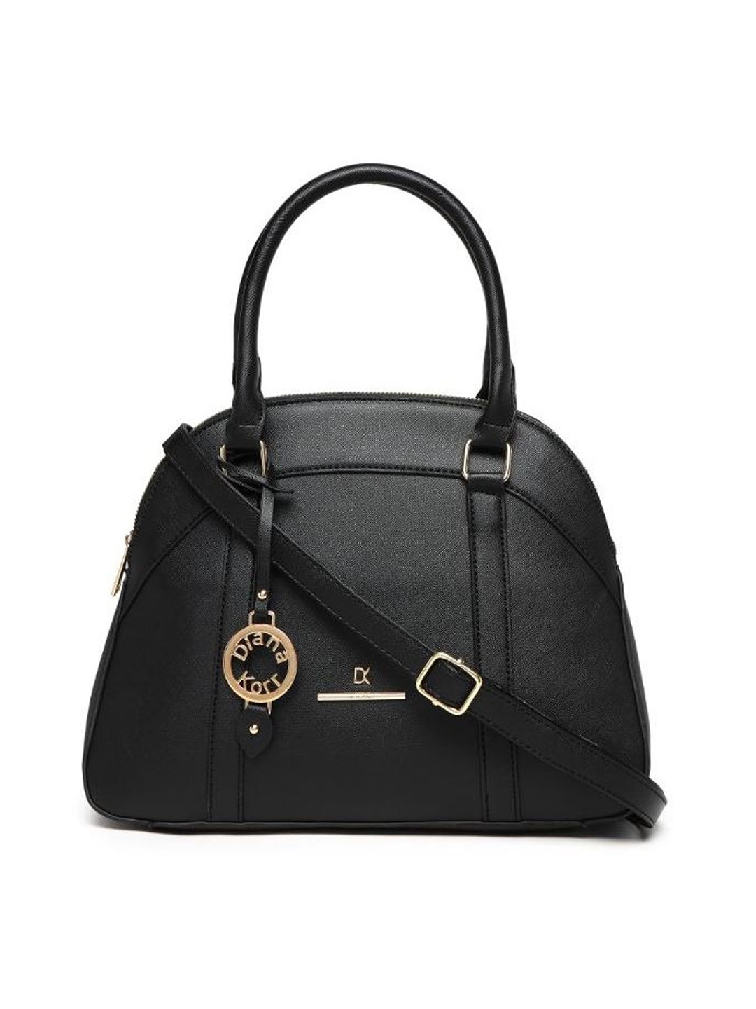 

Diana Korr Black Solid Handheld Bag