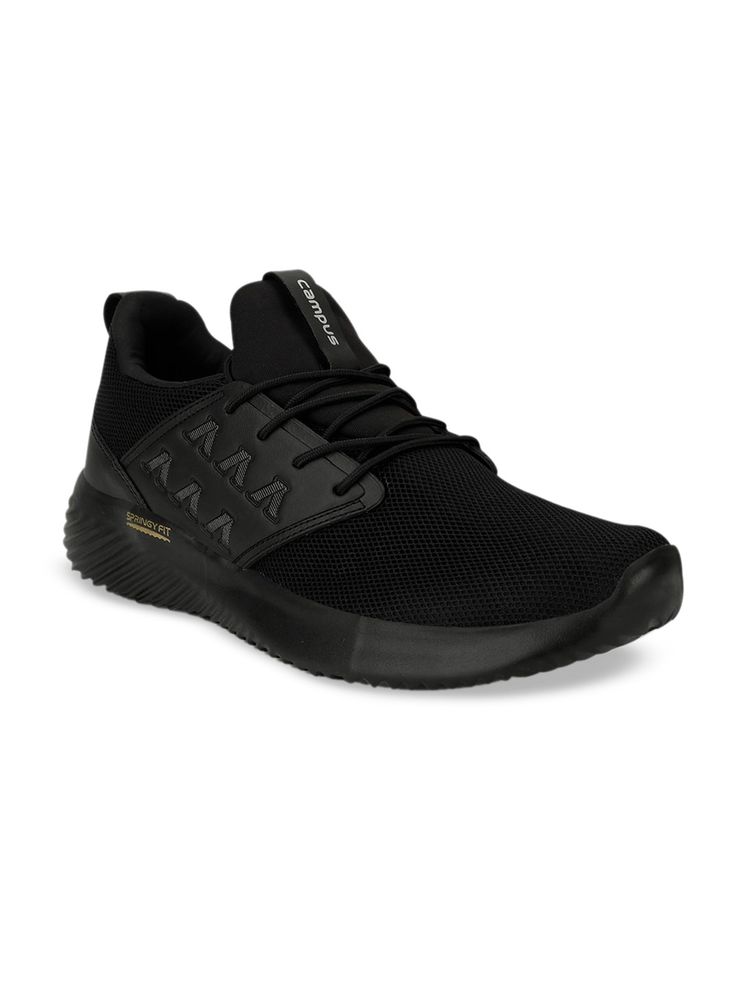 

Campus BROKLYN Men Lace-Up Running Shoe, Black