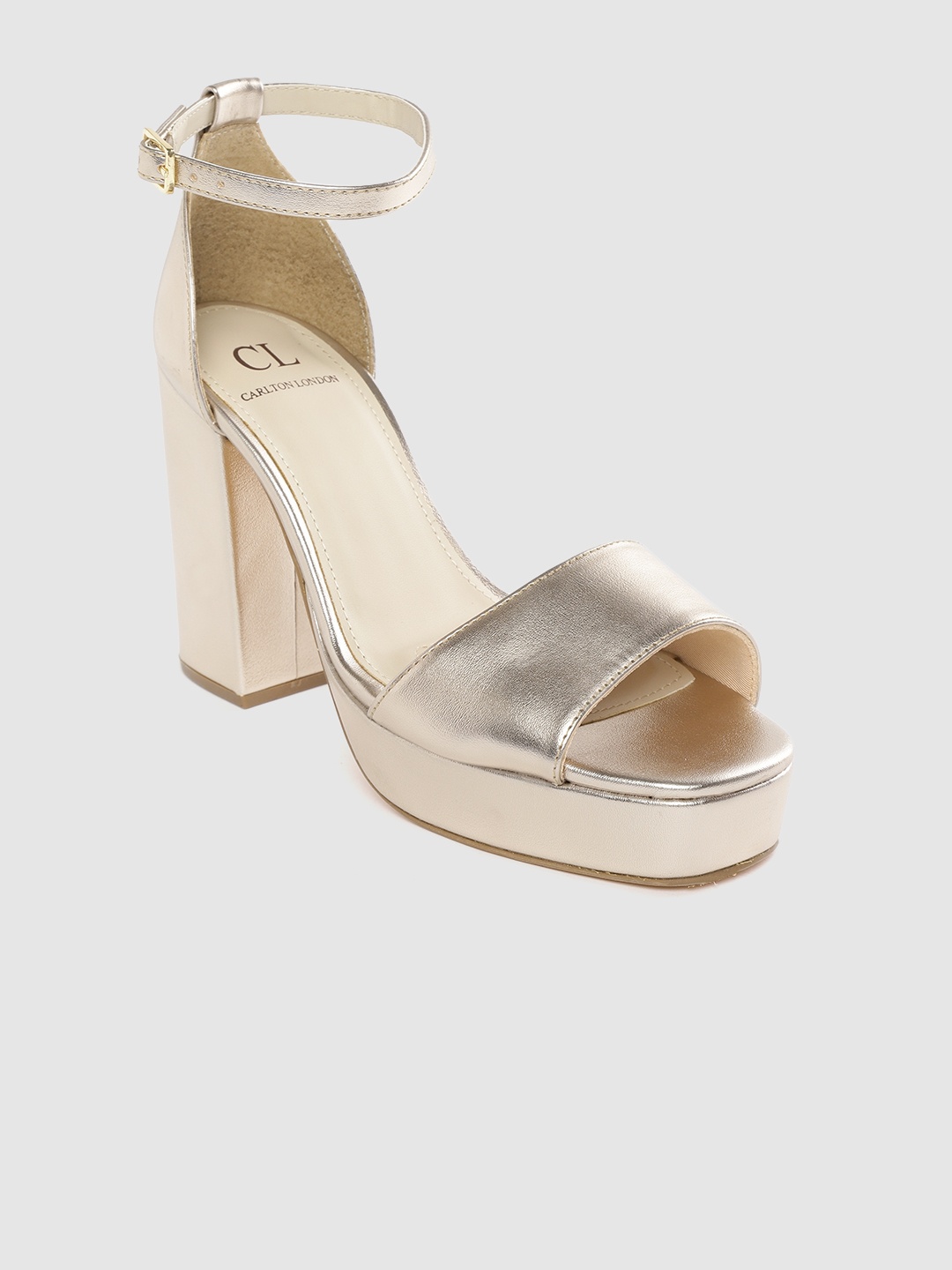 

Carlton London Women Gold-Toned Platform Heels