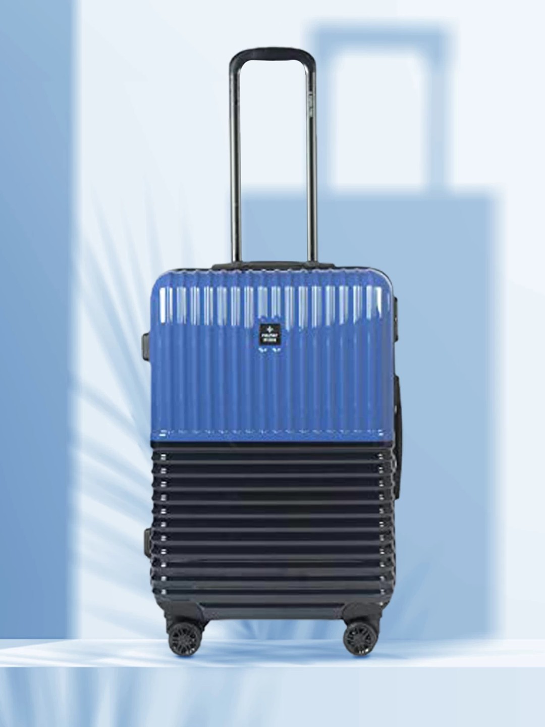

Nasher Miles Istanbul Hard-Sided ABS and PC Medium Blue Dark Blue Trolley Bag 24Inch 65cm