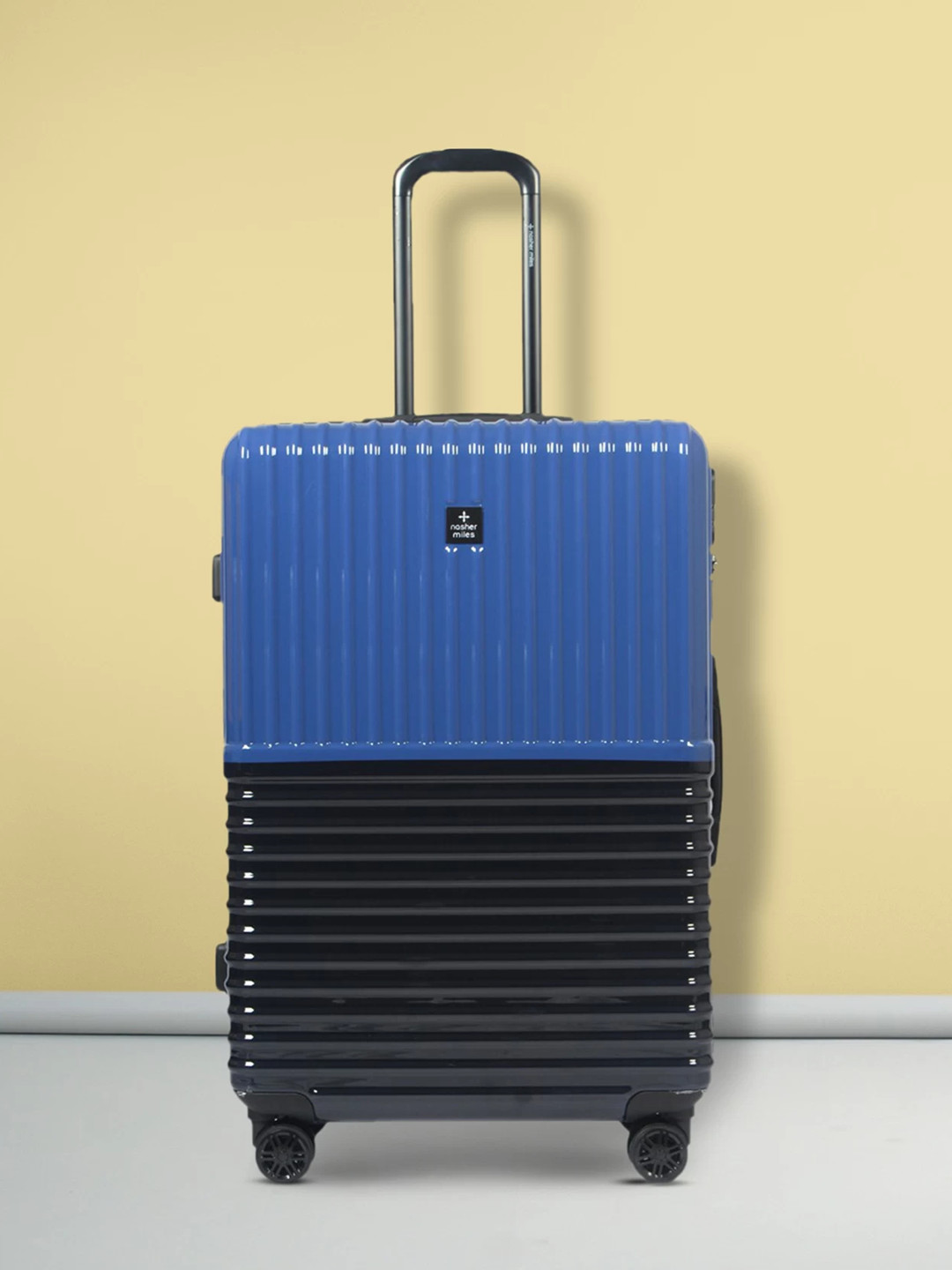 

Nasher Miles Istanbul Hard-Sided ABS and PC Large Blue Dark Blue Trolley Bag - 28Inch 75cm