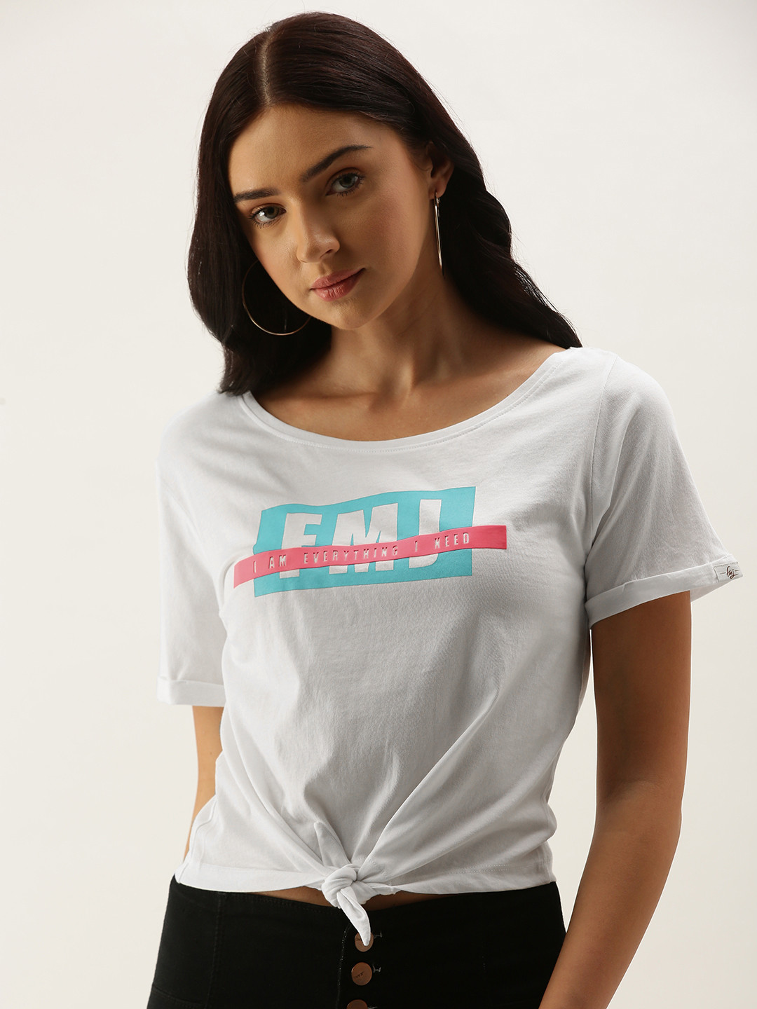 

Flying Machine White Regular Top