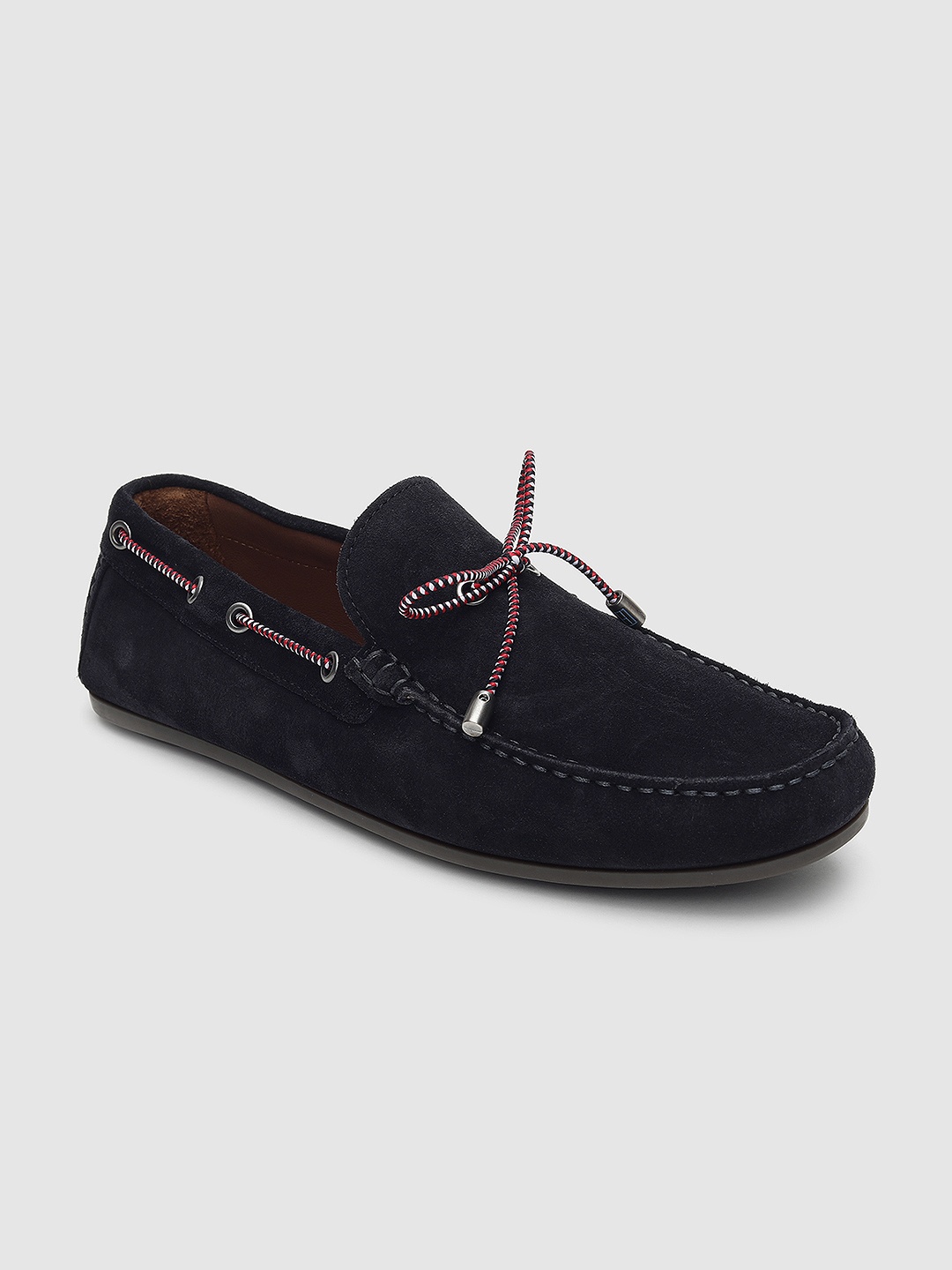 

Tommy Hilfiger Men Navy Blue Boat Shoes