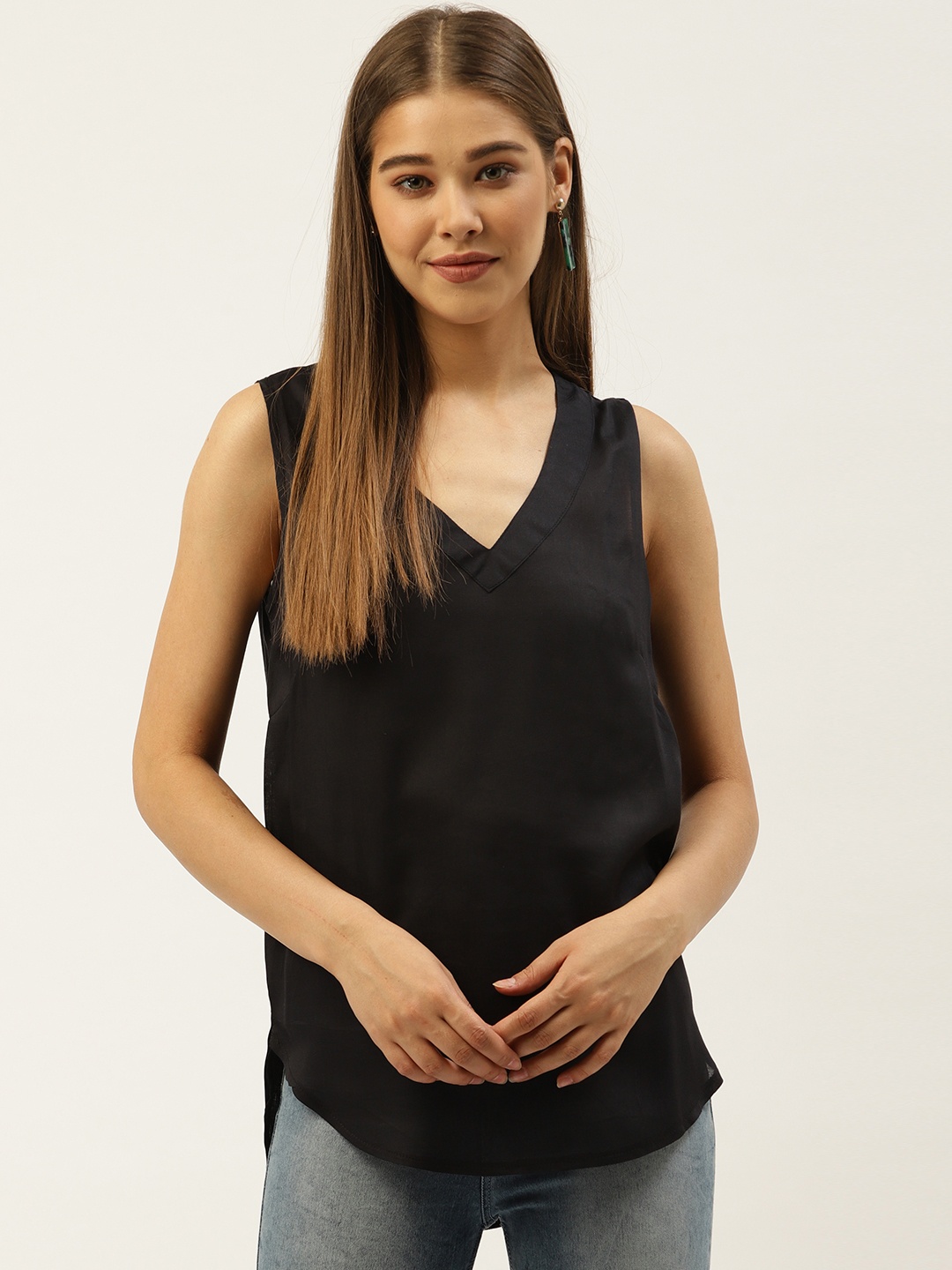 

An Episode Women Black Solid Top