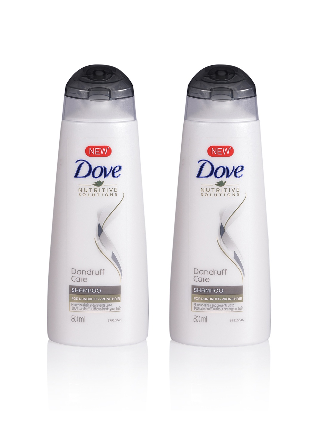 

Dove Unisex Set Of 2 Dandruff Care Shampoo, White