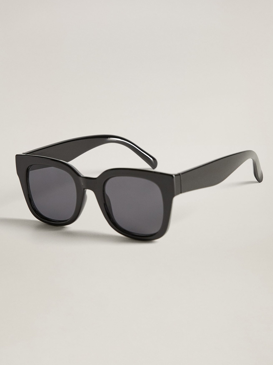 

MANGO Women Square Sunglasses, Black