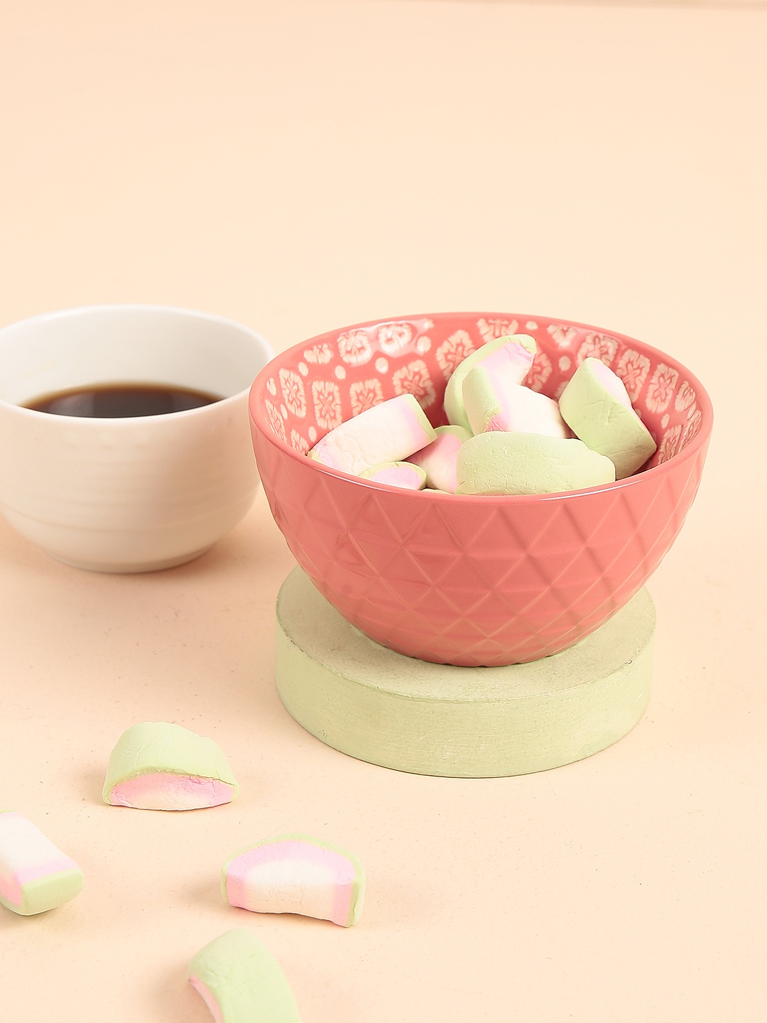 

Chumbak Unisex Pink Textured Morning Munches Bowl