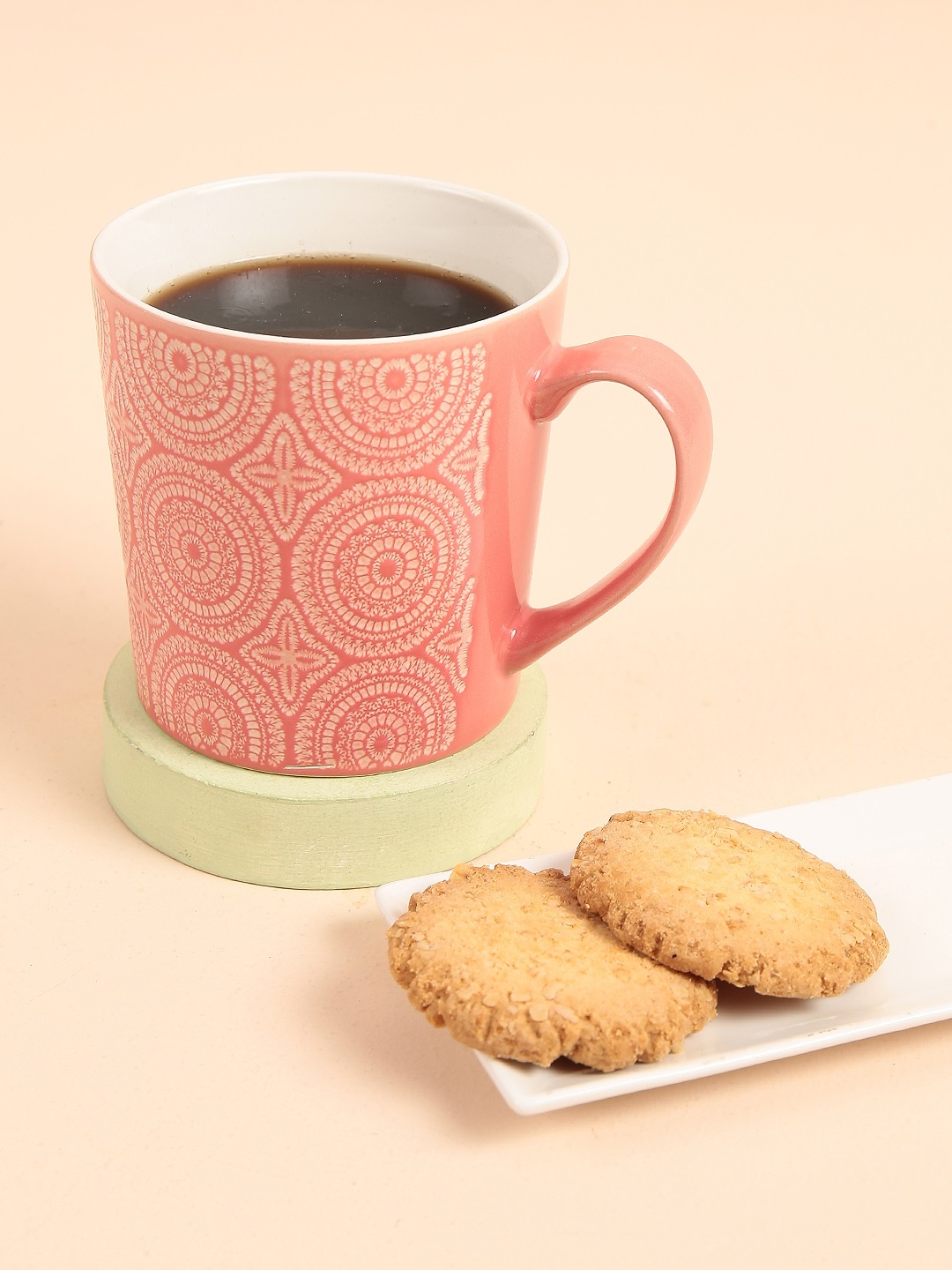 

Chumbak Pink Printed Spiral Sensabilities Mug