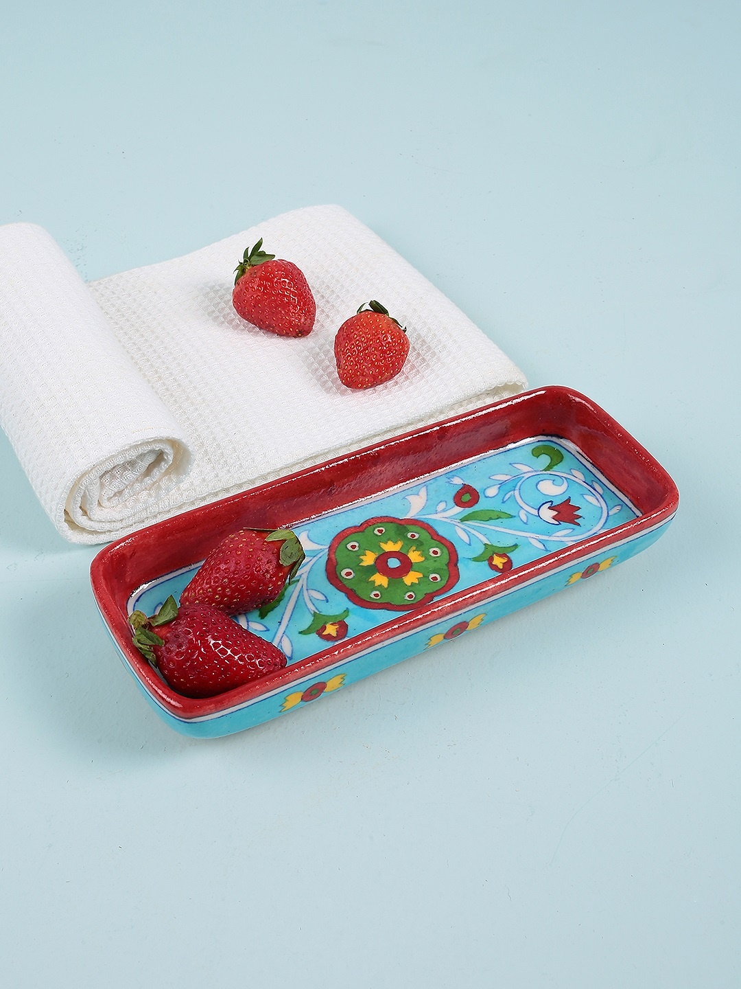 

Chumbak Blue Printed Platter