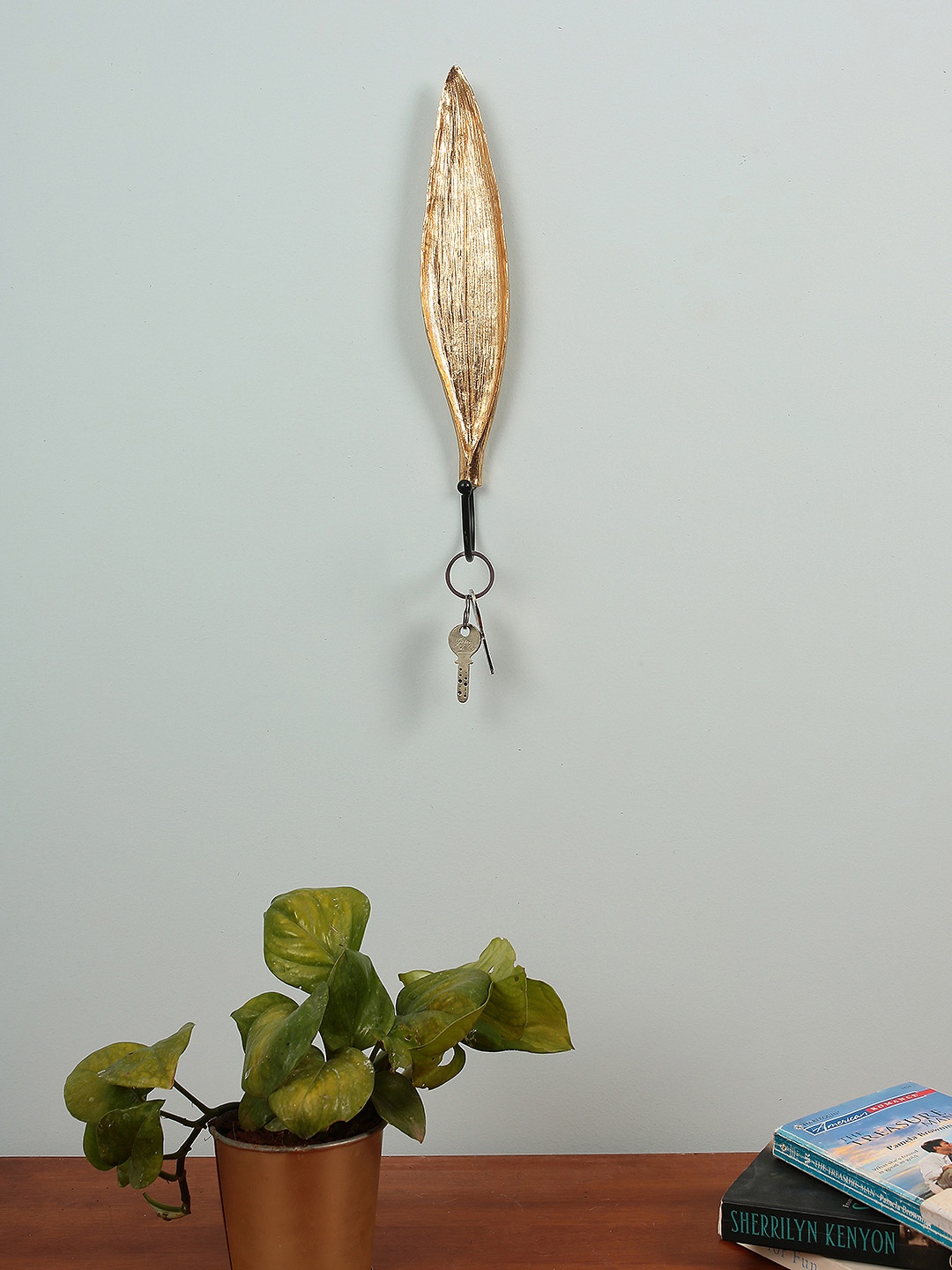 

Chumbak Gold-Toned Wall Hook