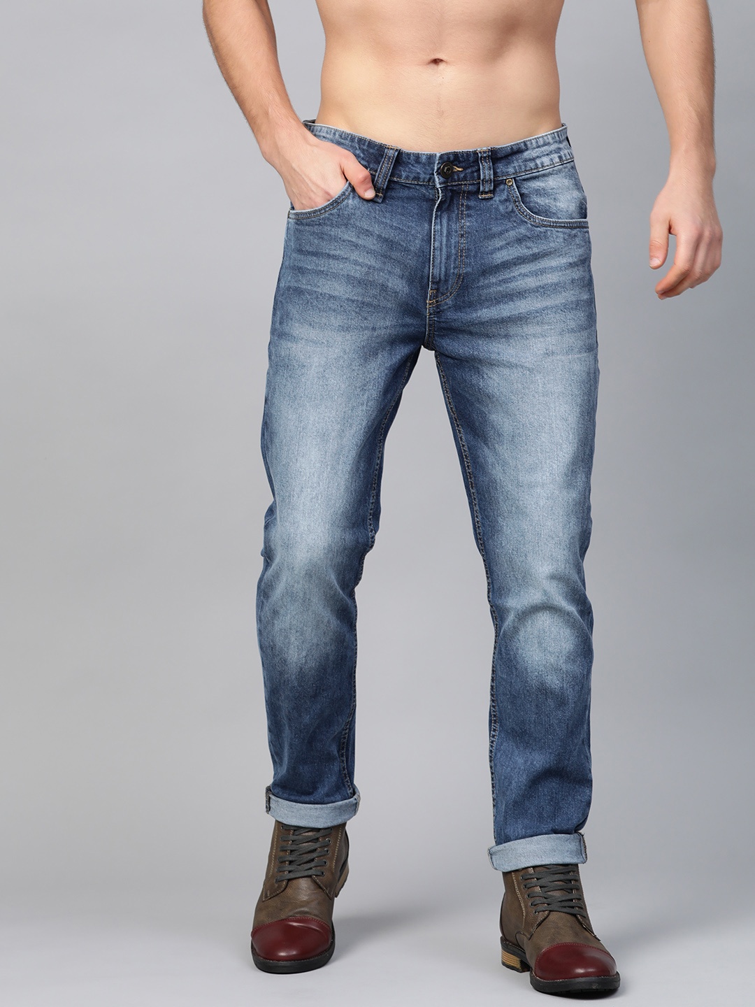 

Roadster Men Blue Slim Fit Mid-Rise Clean Look Stretchable Jeans