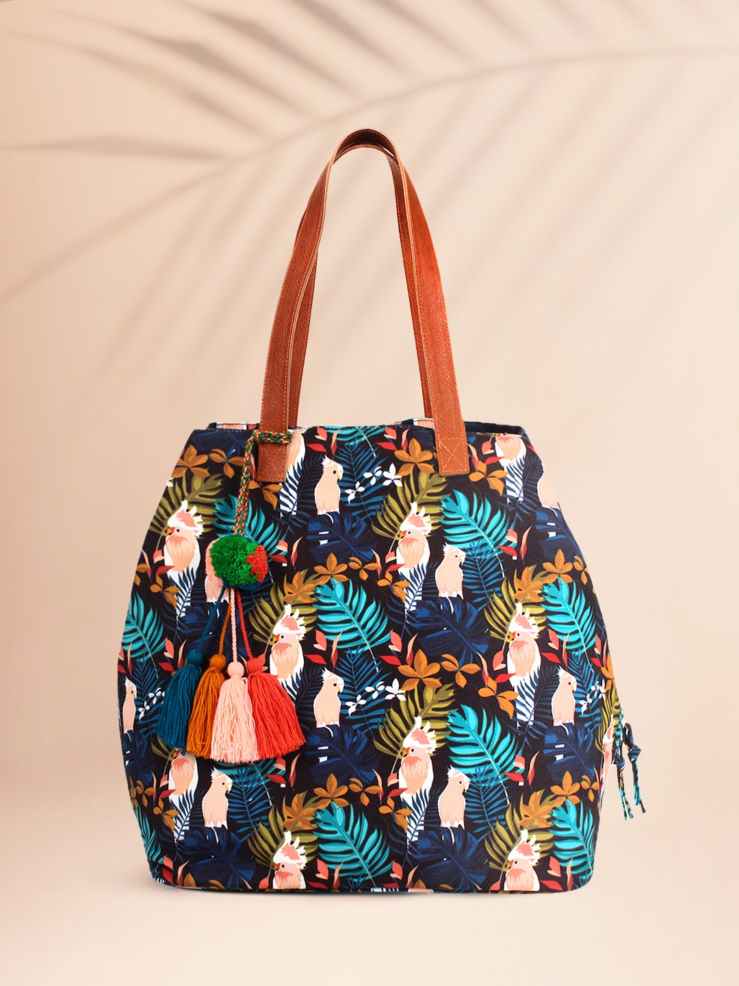 

Anekaant Multicoloured Printed Shoulder Bag, Multi