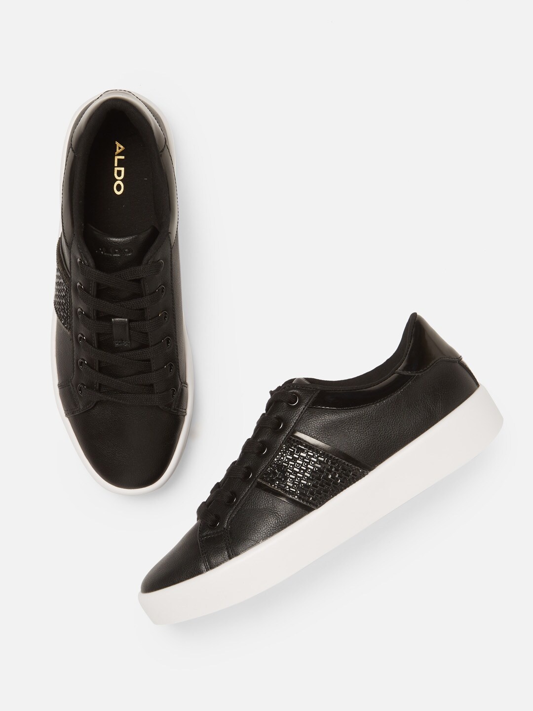

ALDO Women Black Solid Sneakers