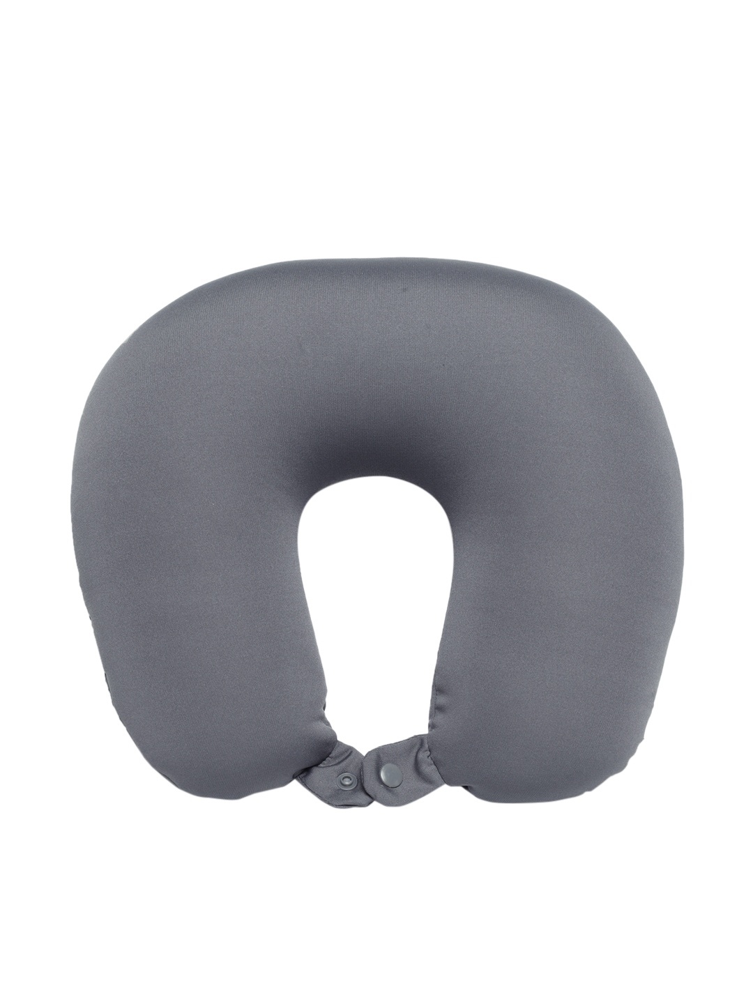 

Teakwood Leathers Unisex Grey Solid Memory Foam Travel Neck Pillow