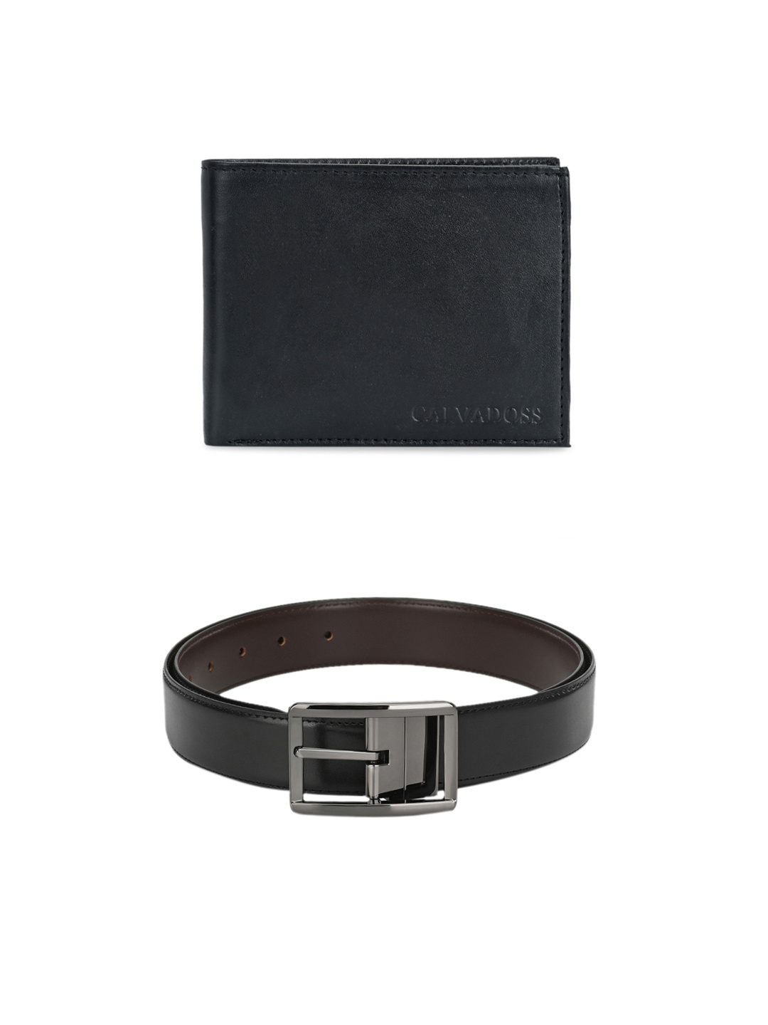 

Calvadoss Men Black Solid Premium Accessory Gift Set