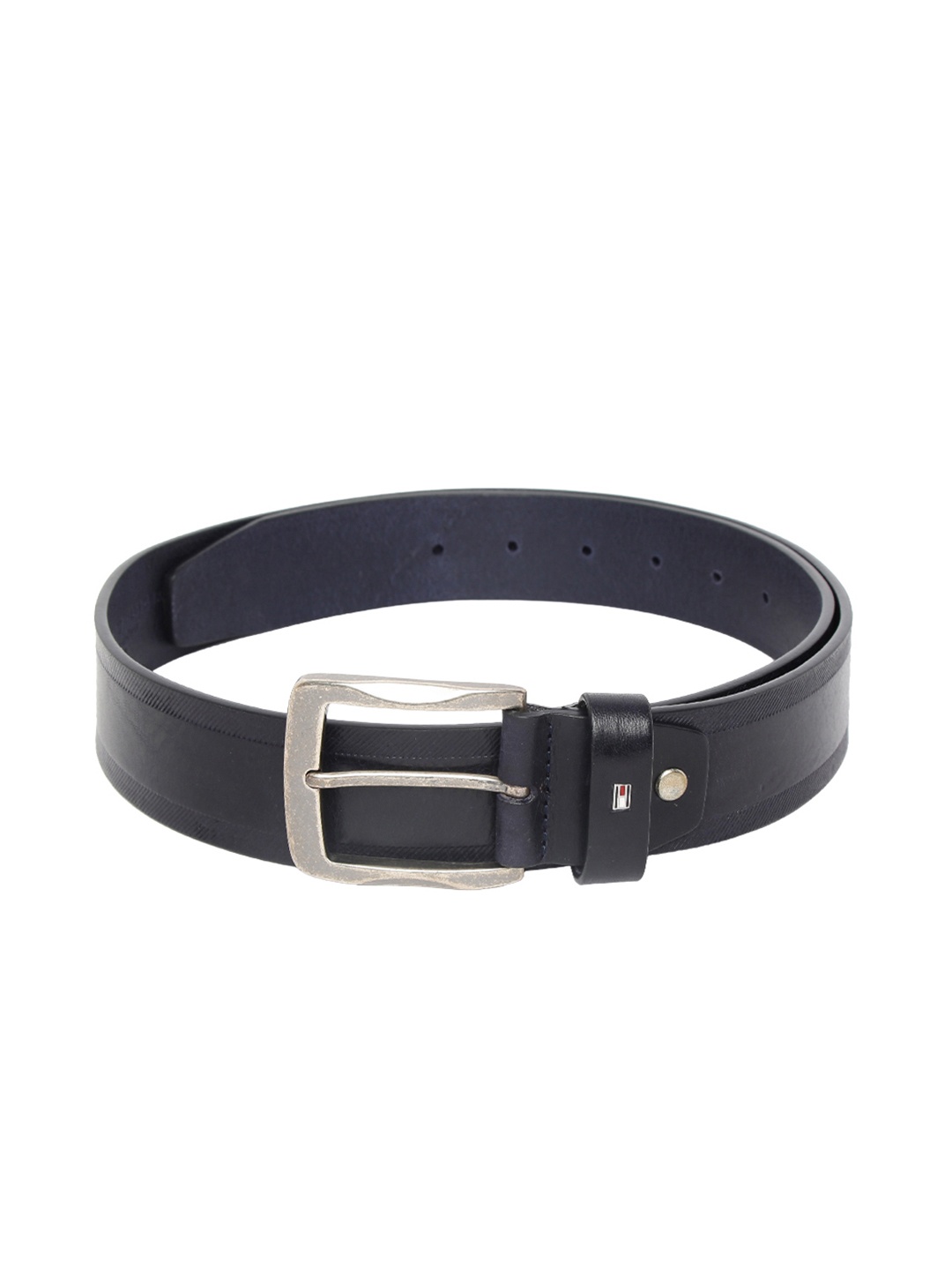 

Tommy Hilfiger Men Navy Blue Solid Leather Belt