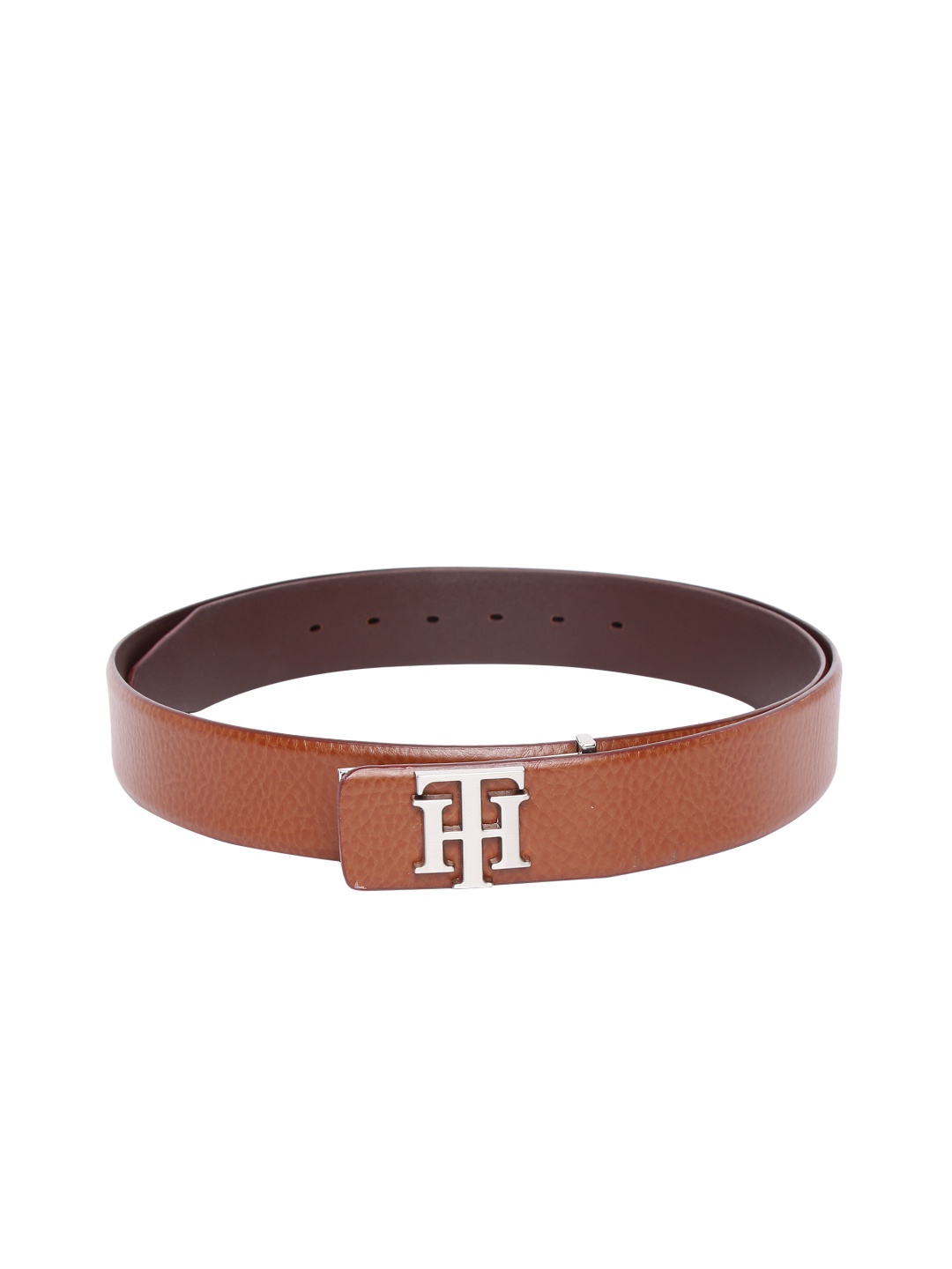 

Tommy Hilfiger Men Tan Solid Leather Belt