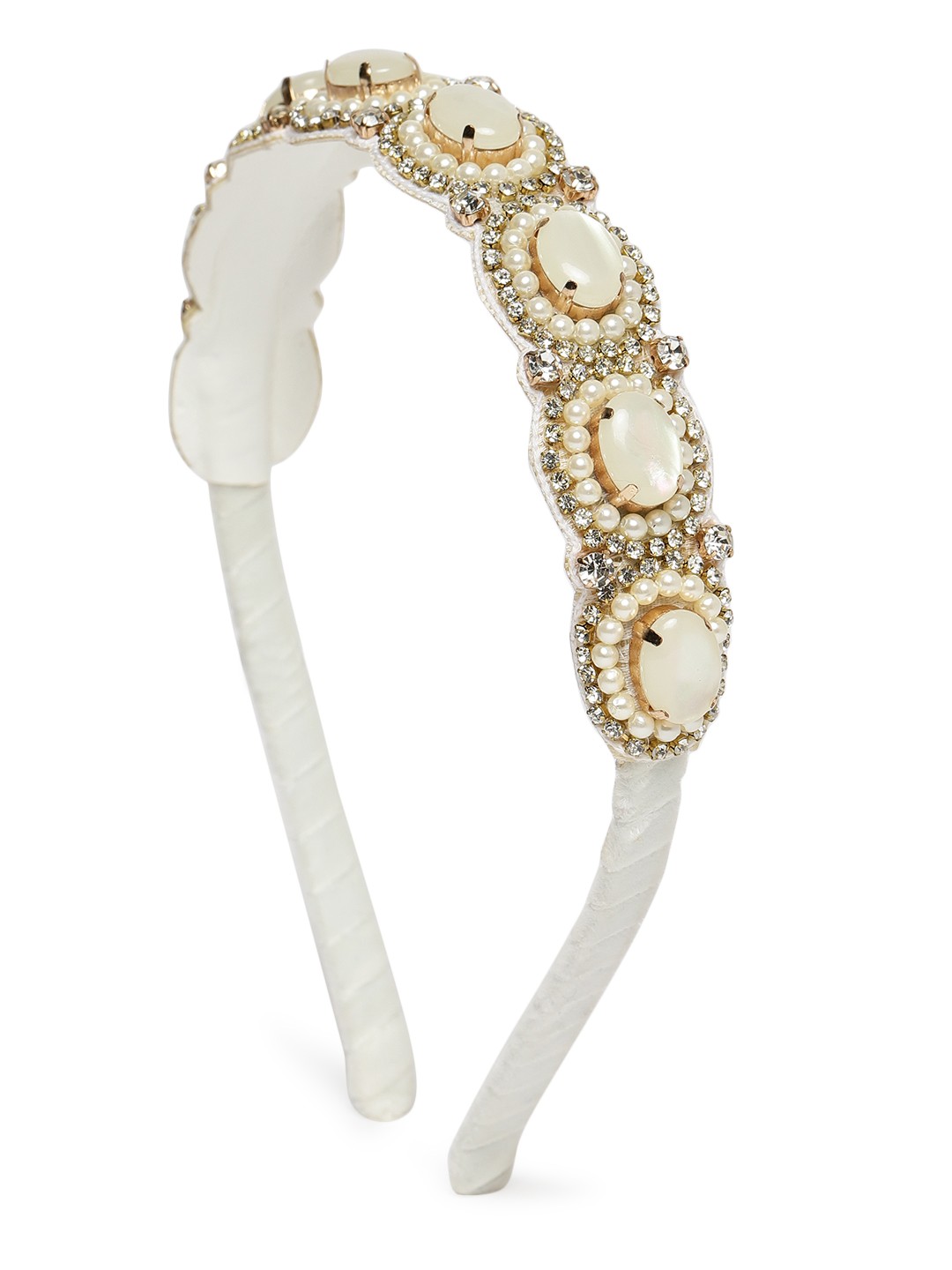 

Accessorize White Heritage Gem Alice Hairband