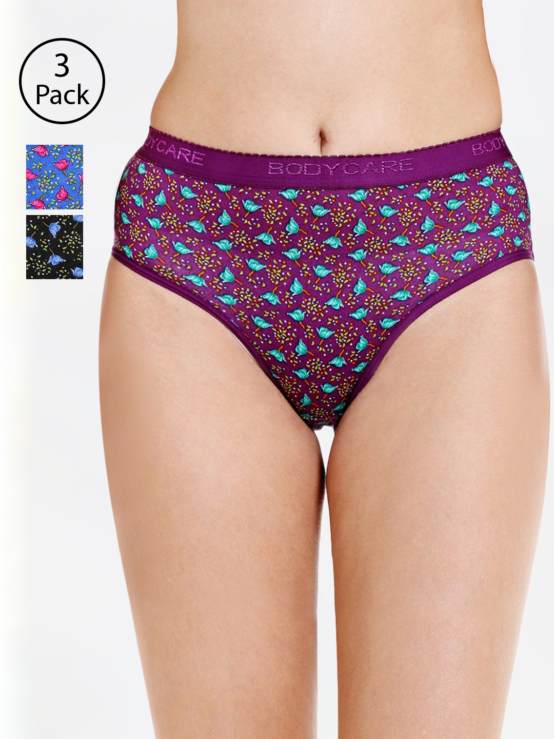 Bodycare Women Pack of 6 Assorted Hipster Briefs 17000, Multi