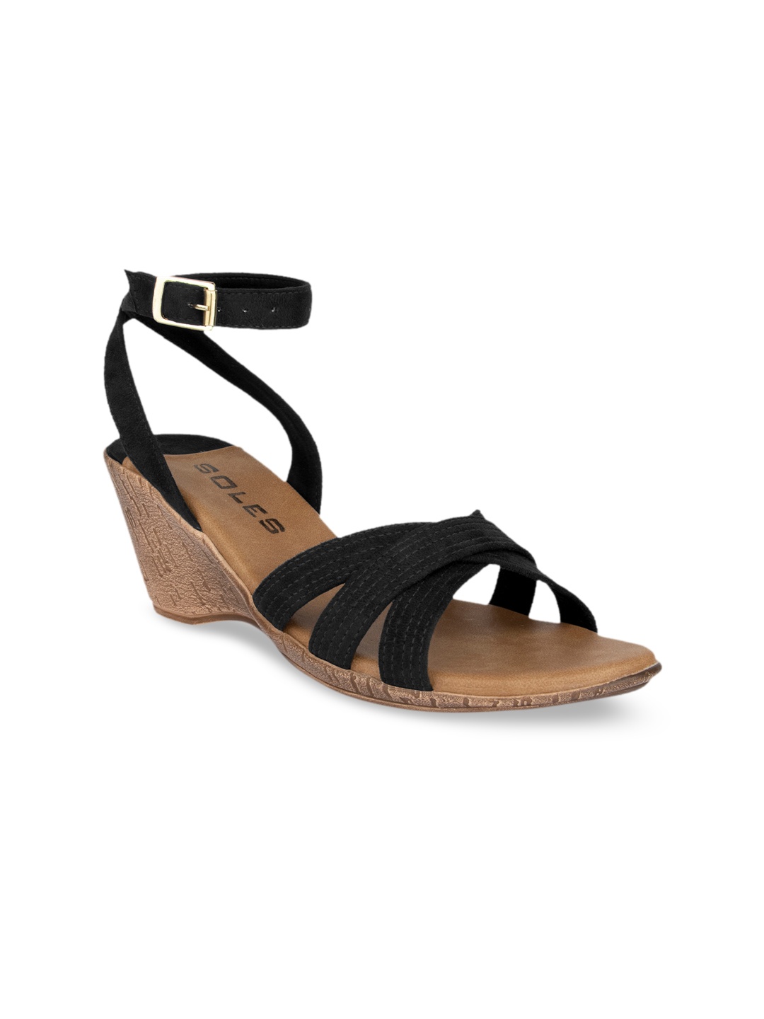 

SOLES Women Blue Solid Sandals