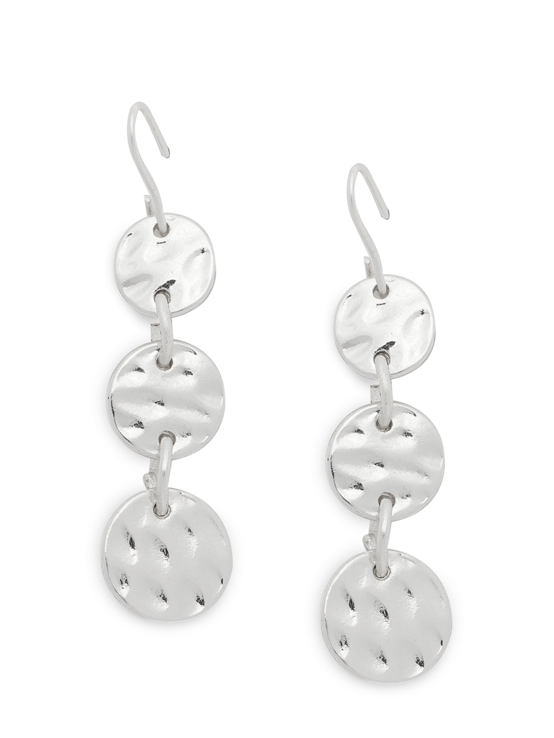 

Accessorize Silver-Toned Contemporary Drop Earrings
