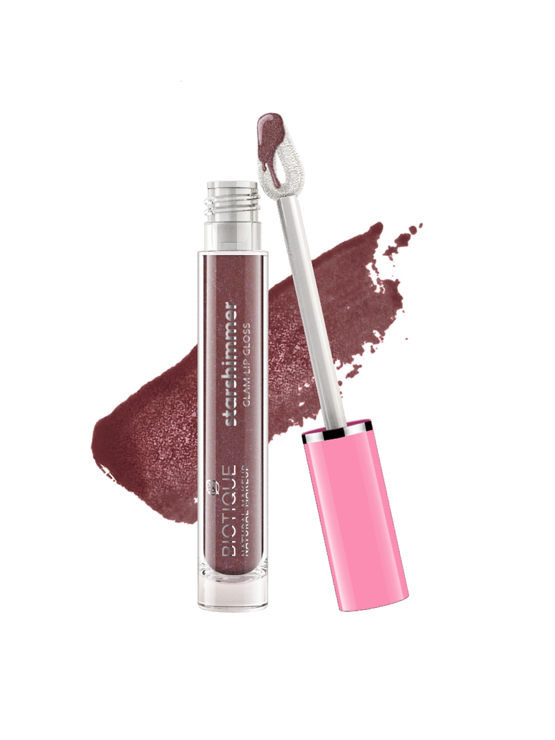 

BIOTIQUE NATURAL MAKEUP Starshimmers Love Buzz Glam Lip Gloss N308, Maroon