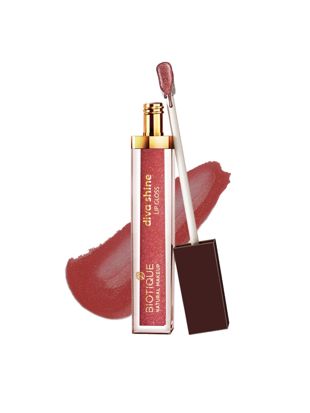 

BIOTIQUE NATURAL MAKEUP Diva Shine Lip Gloss - Pixie Dust B103 3 ml, Maroon