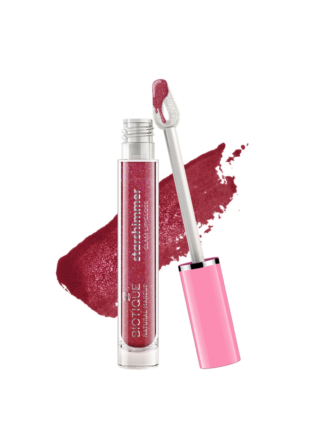 

BIOTIQUE NATURAL MAKEUP Starshimmer Glam Lip Gloss 3ml - Daring Desire, Magenta