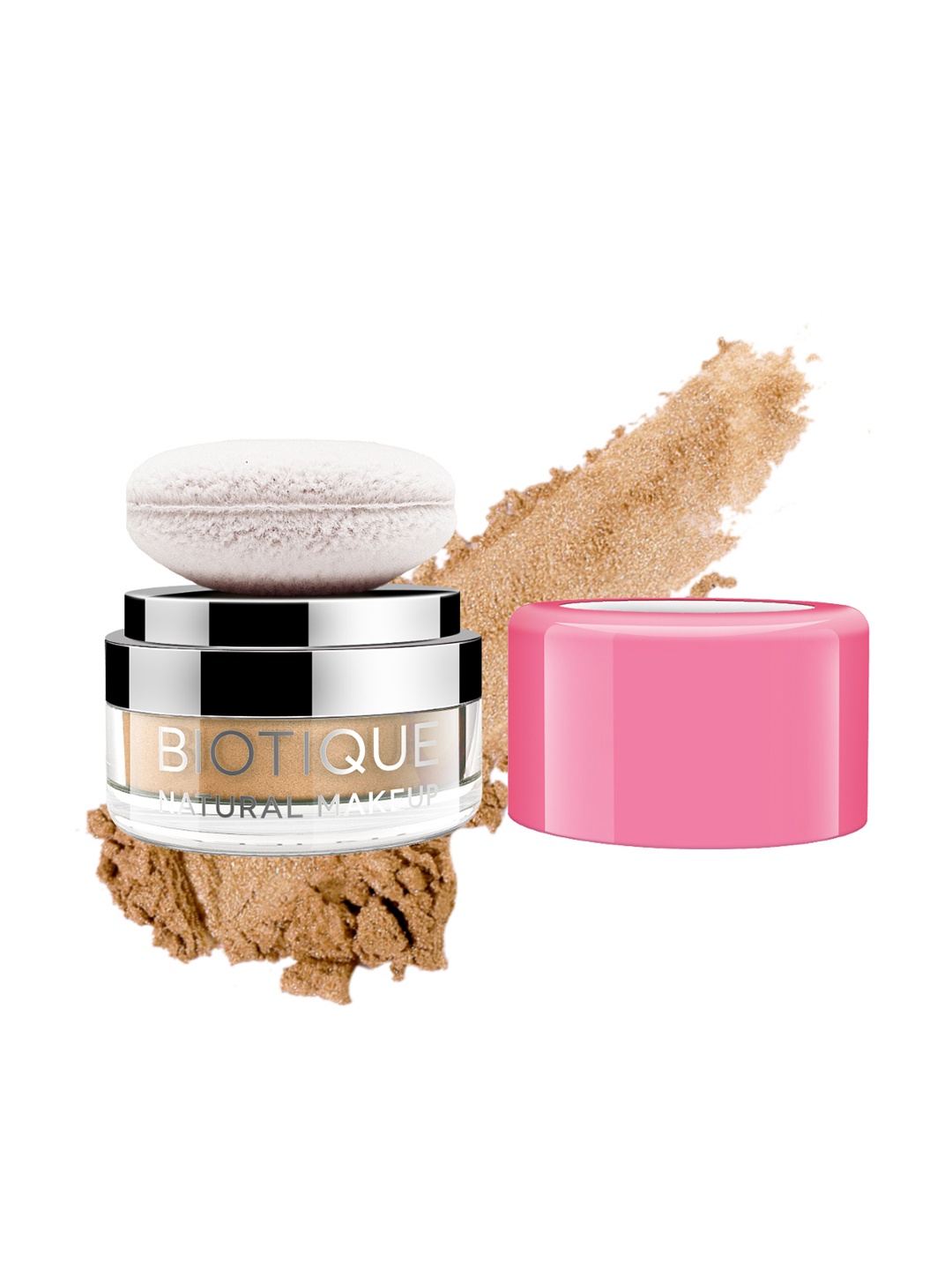 

BIOTIQUE NATURAL MAKEUP Starglow Sheer Skin Illuminator Powder - Rose-N-Quartz, Pink