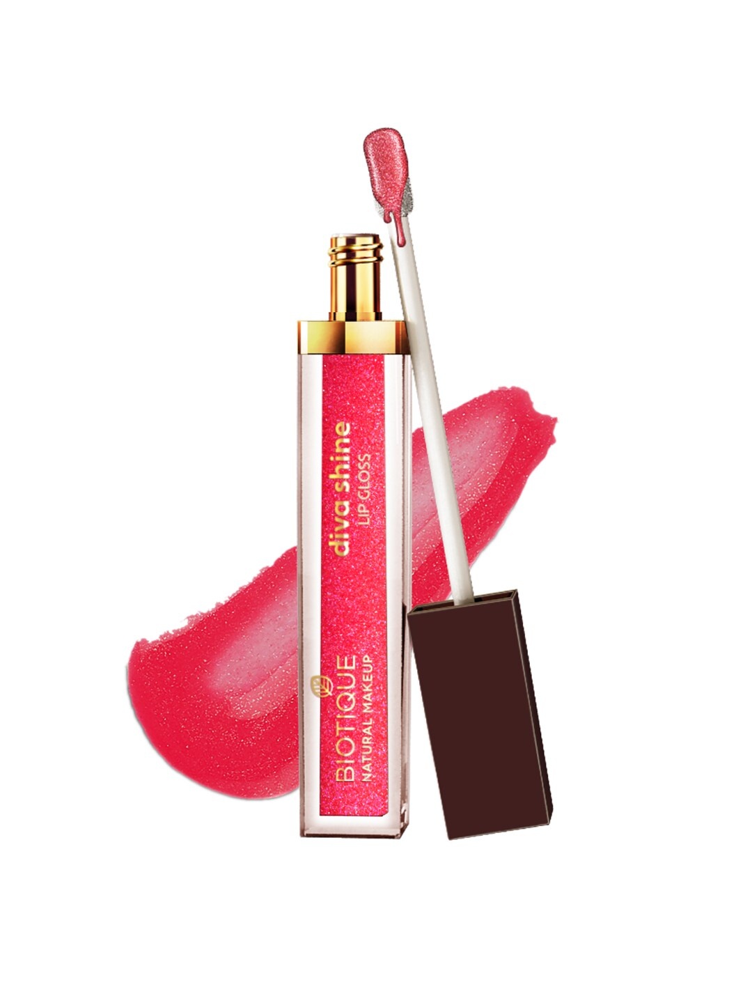 

BIOTIQUE NATURAL MAKEUP Diva Shine Lip Gloss-N103 Love Struck 3 ml, Pink