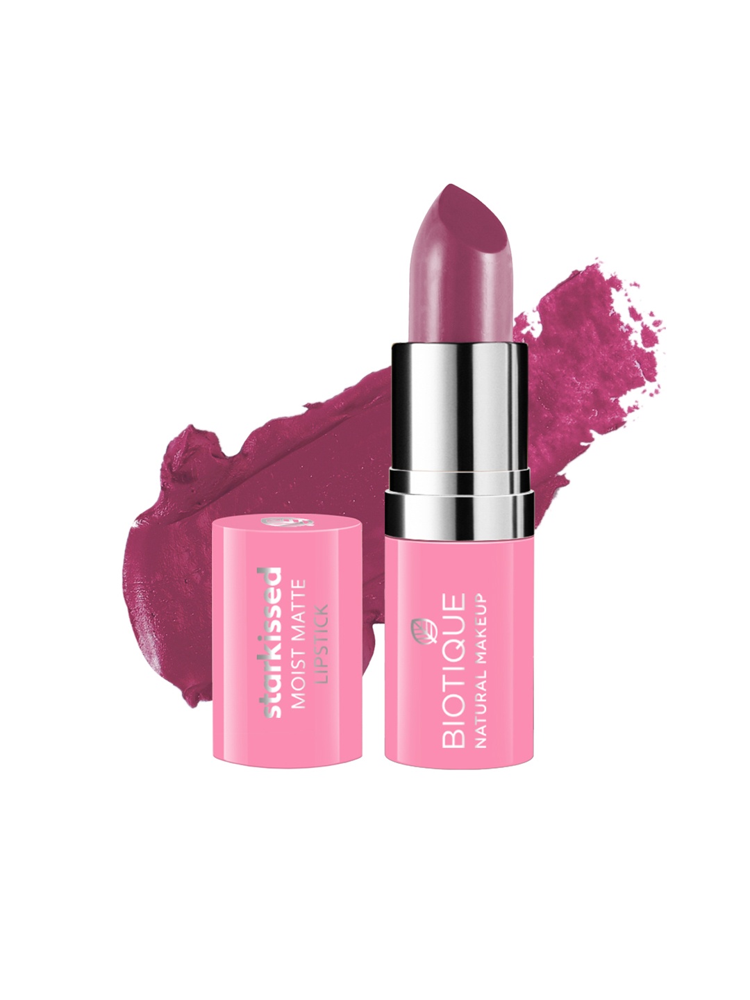 

BIOTIQUE NATURAL MAKEUP Starkissed Morning Glory Moist Matte Lipstick P304, Mauve