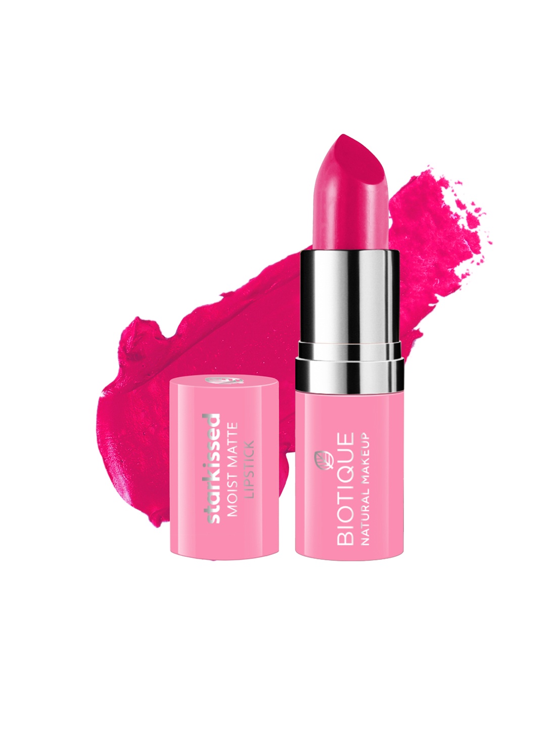 

BIOTIQUE NATURAL MAKEUP Starkissed Dirty Dancing Moist Matte Lipstick P316, Pink