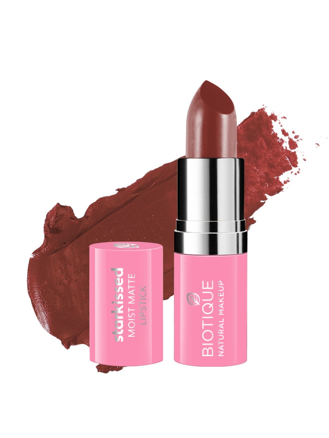 

BIOTIQUE NATURAL MAKEUP Starkissed Moist Matte Lipstick - Date Night, Brown