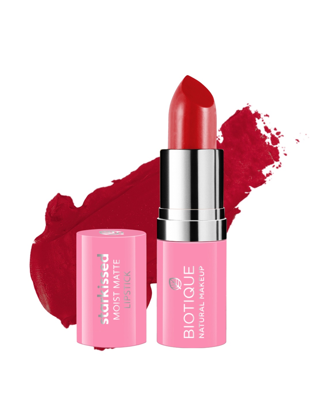 

BIOTIQUE NATURAL MAKEUP Starkissed Moist Matte Lipstick - Kiss Of Love, Red