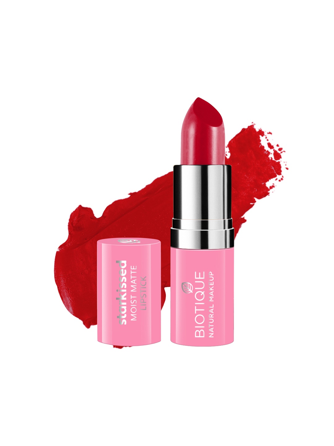 

BIOTIQUE NATURAL MAKEUP Starkissed Oh That Girl Moist Matte Lipstick R306, Red