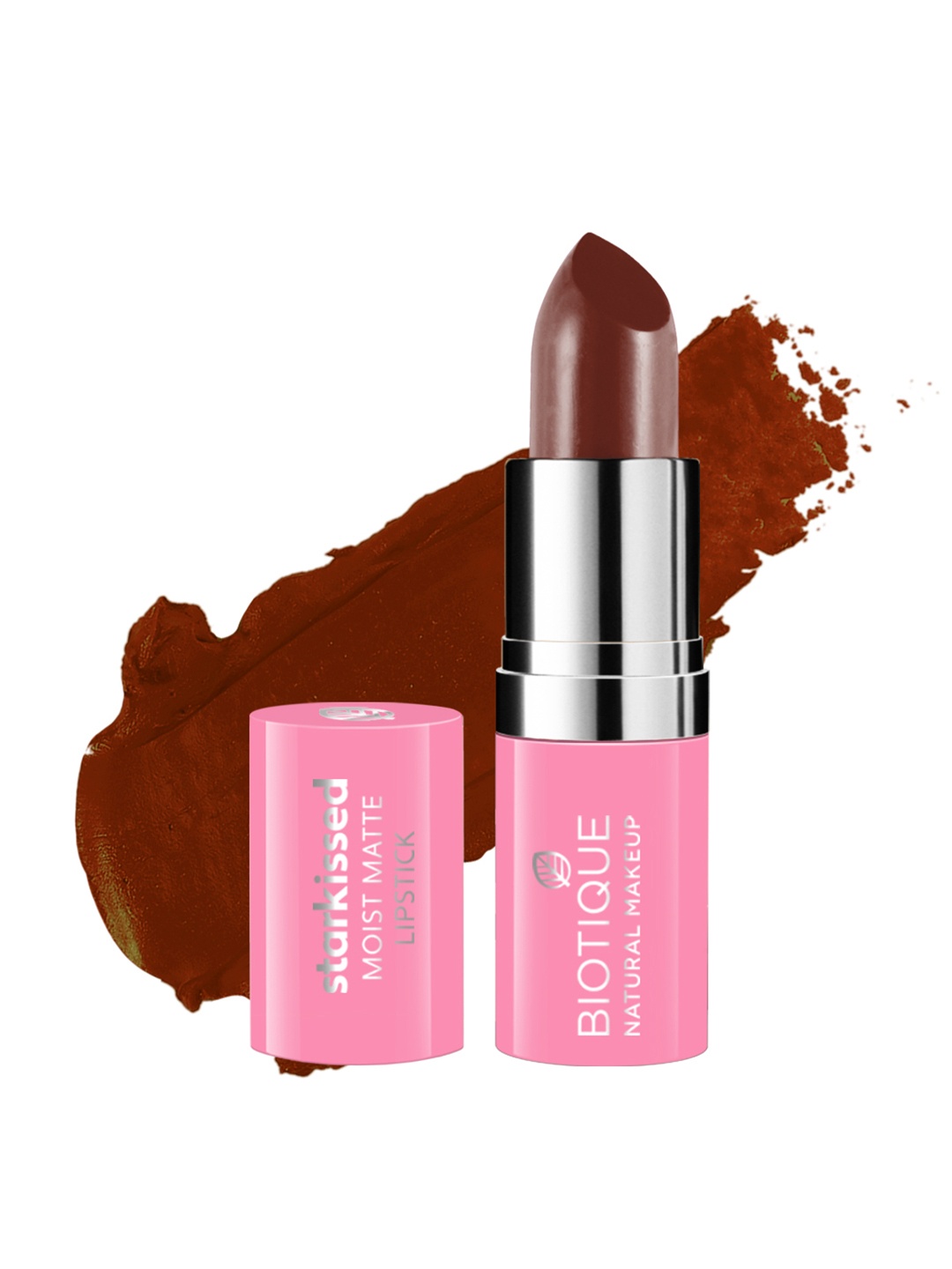 

BIOTIQUE NATURAL MAKEUP Starkissed Moist Matte Lipstick - Down To Earth, Brown