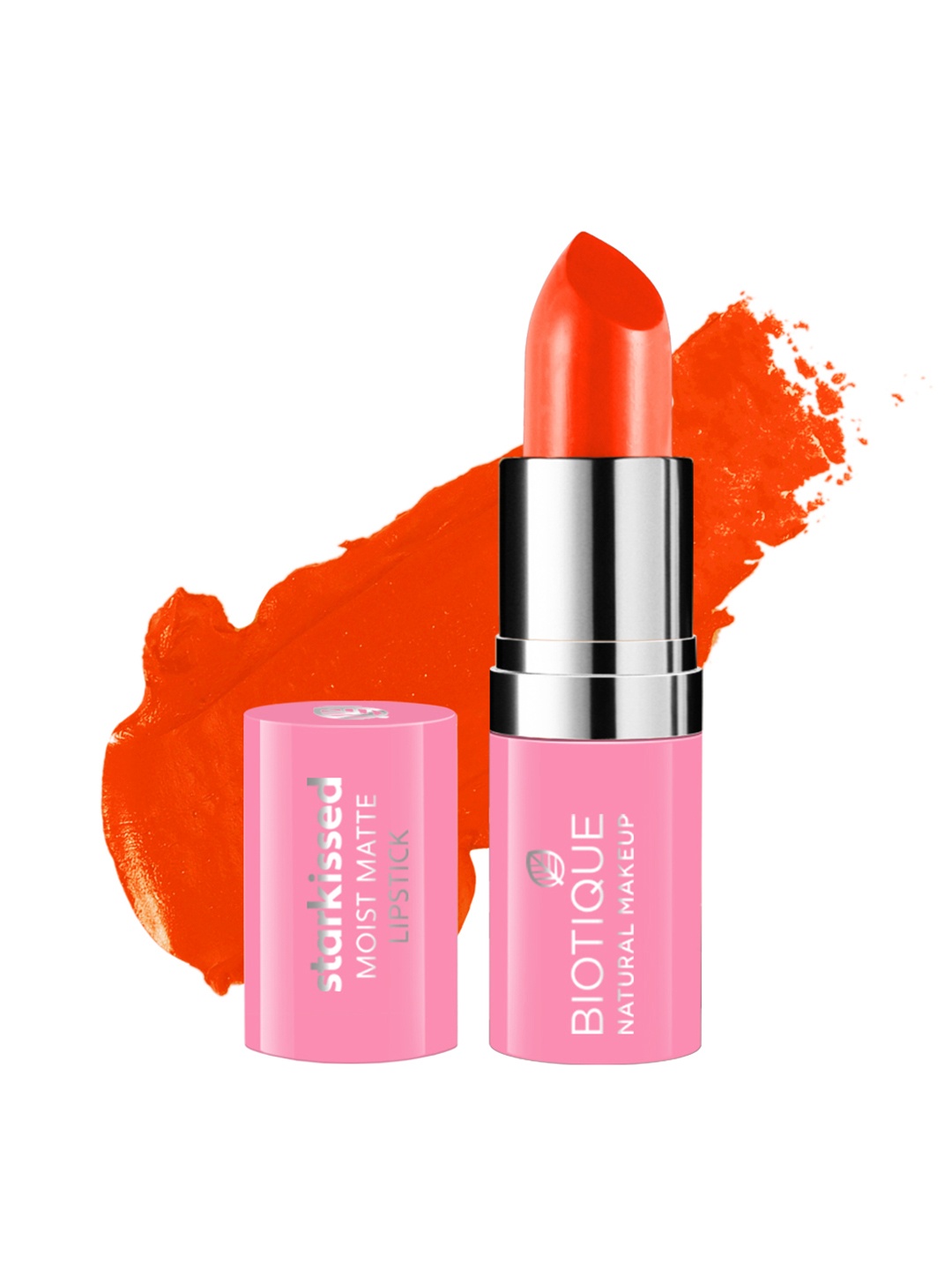 

BIOTIQUE NATURAL MAKEUP Starkissed Moist Matte Lipstick - Soul Curry 309, Orange