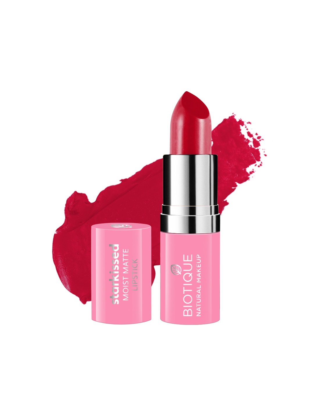 

BIOTIQUE NATURAL MAKEUP Starkissed Moist Matte Lipstick - Tangerine Tango R312 4.2 g, Red