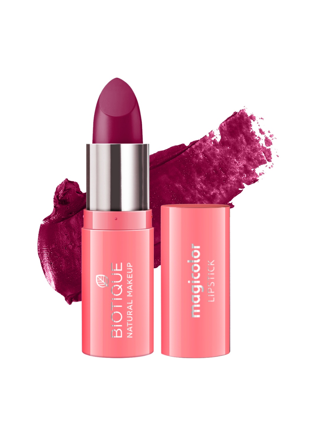 

BIOTIQUE NATURAL MAKEUP Magicolor Long-Lasting Lipstick - Pretty Poison, Pink