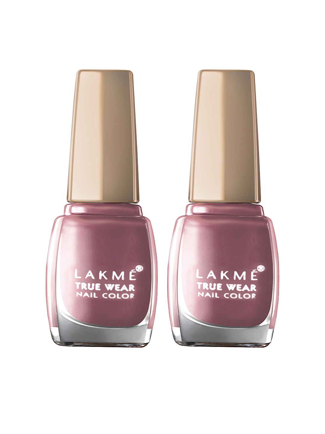 

Lakme Set of 2 True Wear Freespirit N238 Nail Polishes, Pink
