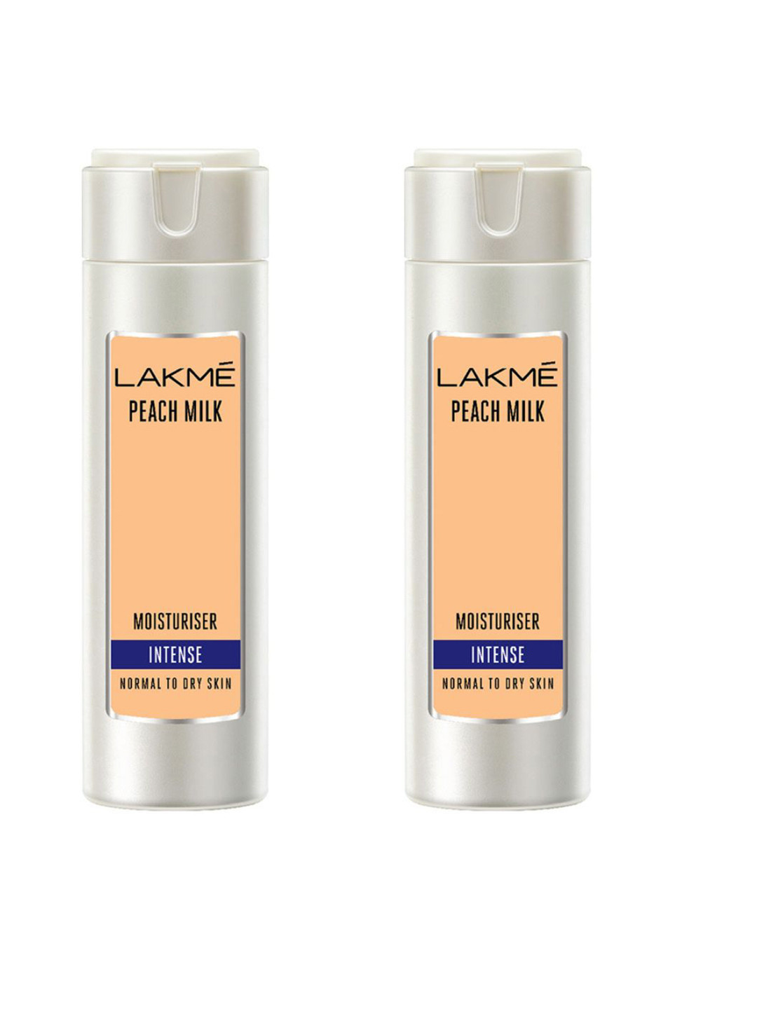 

Lakme Set of 2 Peach Milk Intense Moisturizer Lotion (60 ml each), White